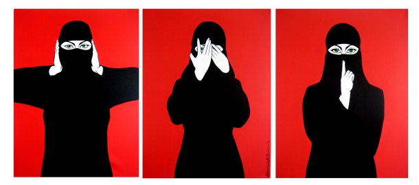 "Hear no evil, see no evil, speak no evil", Hanna Habibi