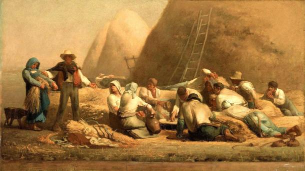 Jean-Francois Millet, Le repos des batteurs