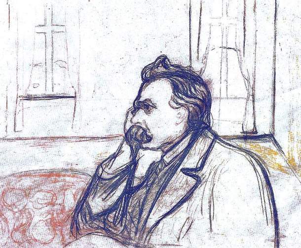 Portrait de Nietzsche, Edvard Munch